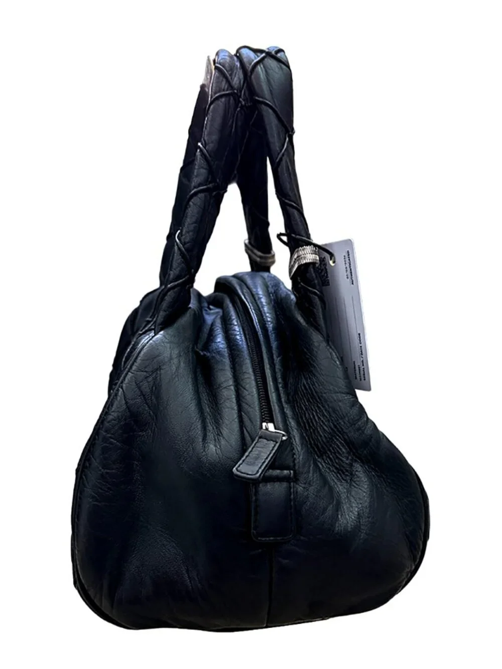 Chanel Black Quilted Leather Chanel Bowler bag